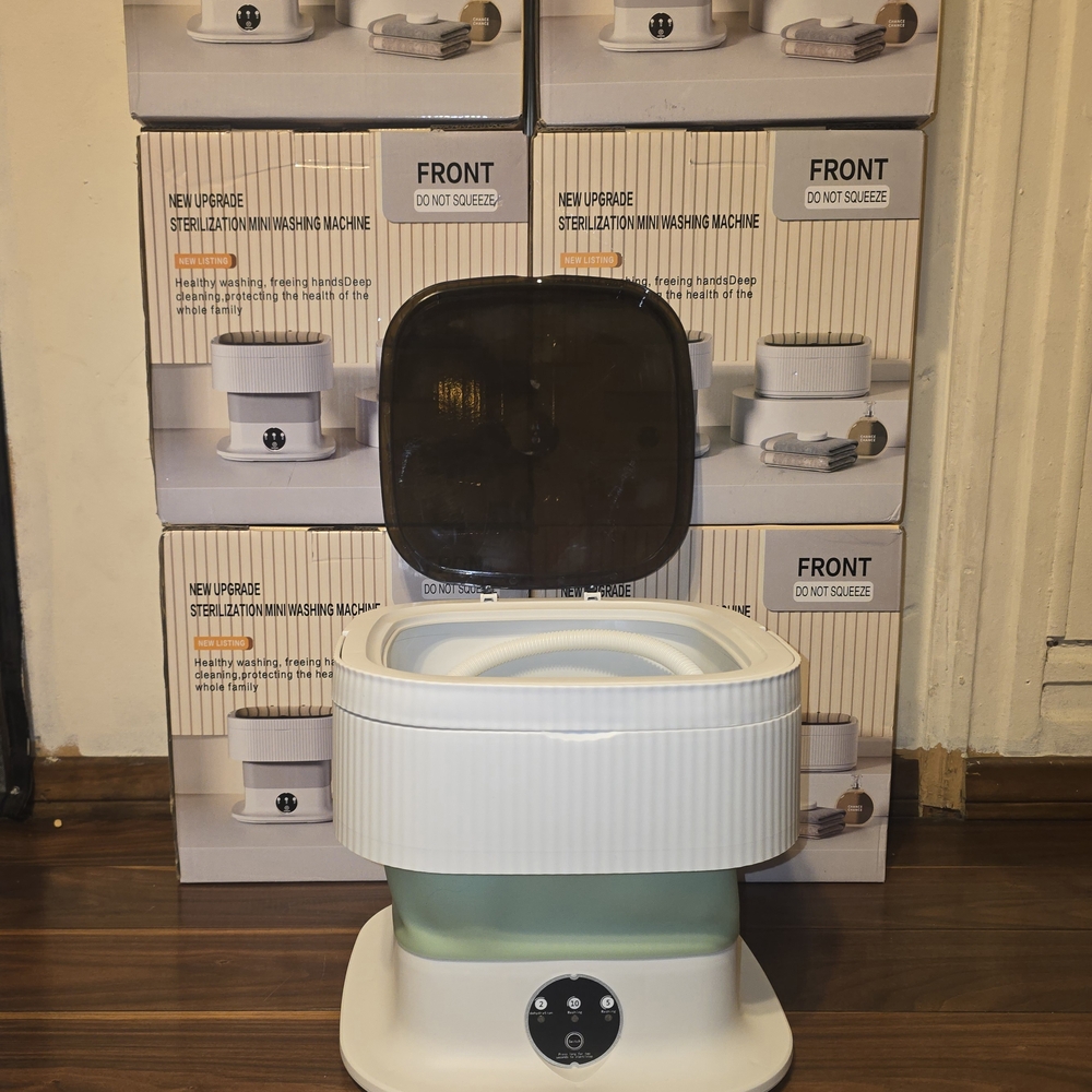 White and Black Sterilization Washing Machine